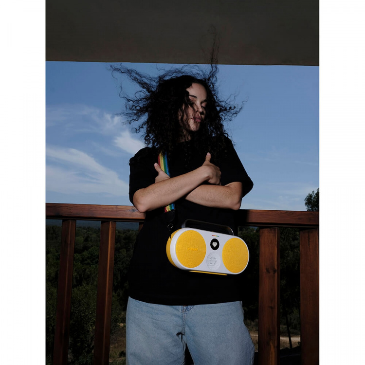 Polaroid P3 Trådløs Høyttaler Gul og Hvit