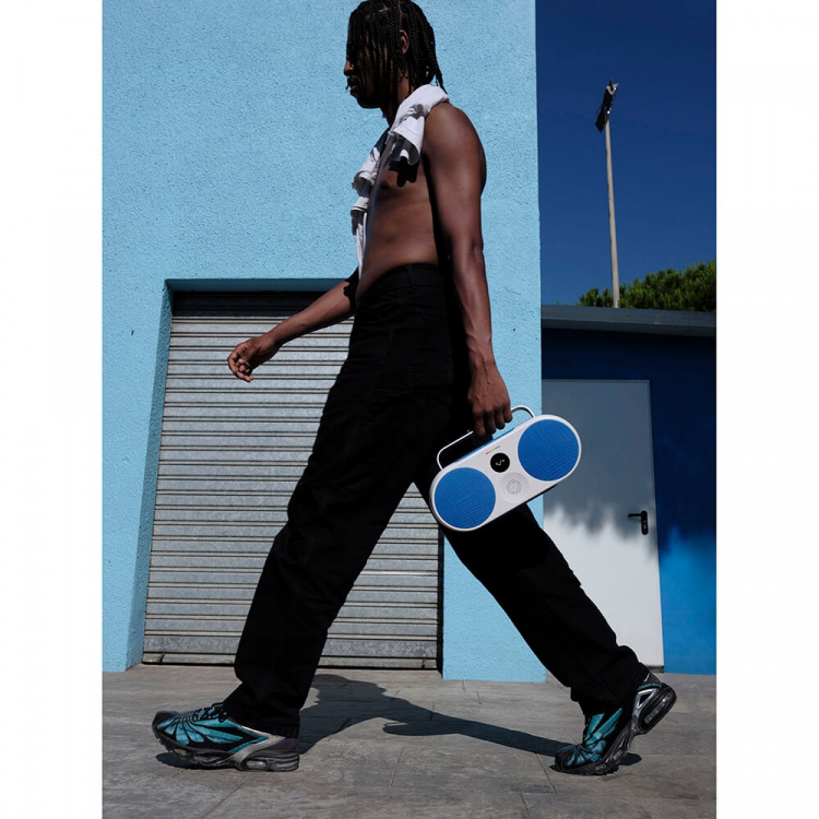 Polaroid P3 Trådløs Høyttaler Blå og Hvit