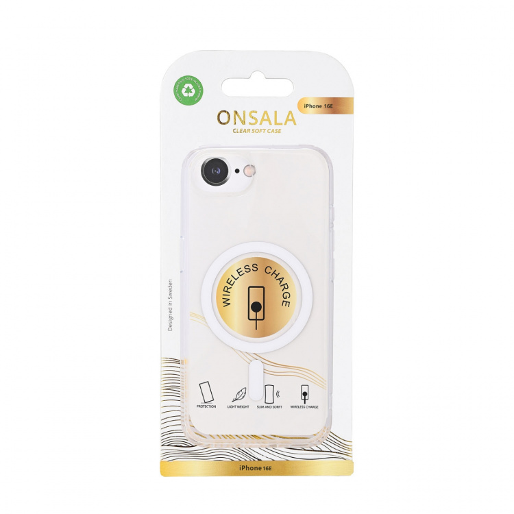 Onsala Mobildeksel iPhone 16E TPU MagSerie Transparent