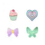 Onsala Charms Pimp Your Phone Metall og Plast 4stk