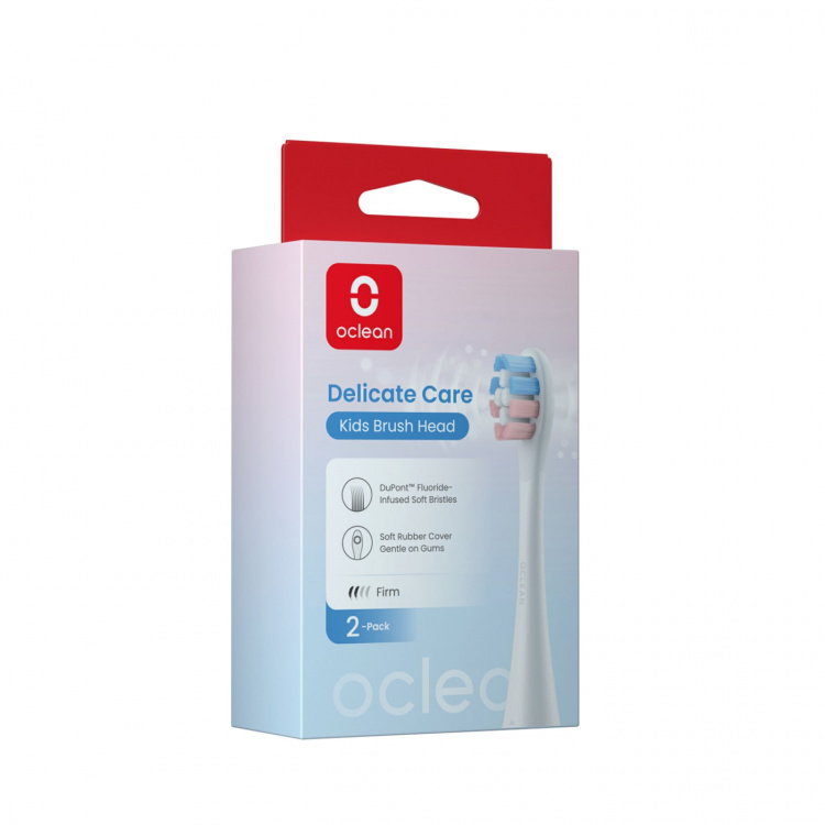Oclean Børstehode Kids 2-Pakk Hvit