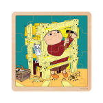 ALFONS ÅBERG Puslespill 16 Pcs Wooden Puzzle Konstruksjon Moro ALFONS ÅBERG Puslespill 16 Pcs Wooden Puzzle Konstruksjon Moro