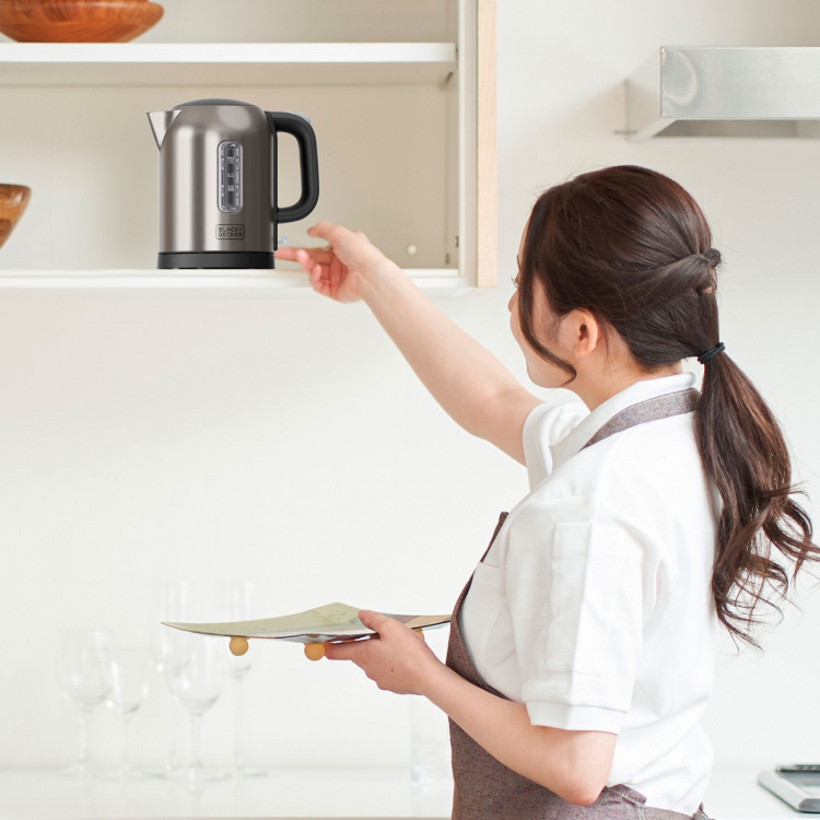 BLACK+DECKER Vannkoker 1L 2200W Børstet Stål