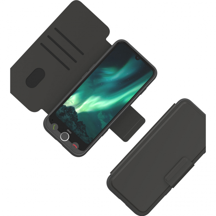 Doro Plånboksfodral Aurora A31 Grafit-grå Doro Plånboksfodral Aurora A31 Grafit-grå