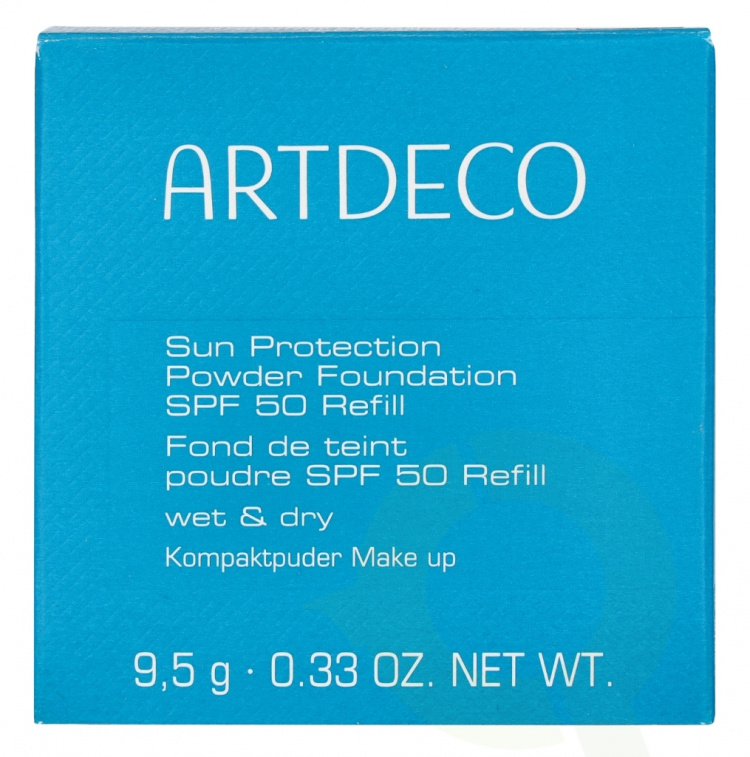 Artdeco Sun Protection Powder Wet & Dry SPF50 Refill 9.5 g #90 Light Sand