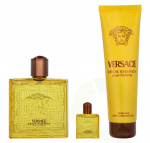 Versace Eros Energy Giftset 250 ml Edp Spray 100ml/Bath & Shower Gel 150ml/Mini