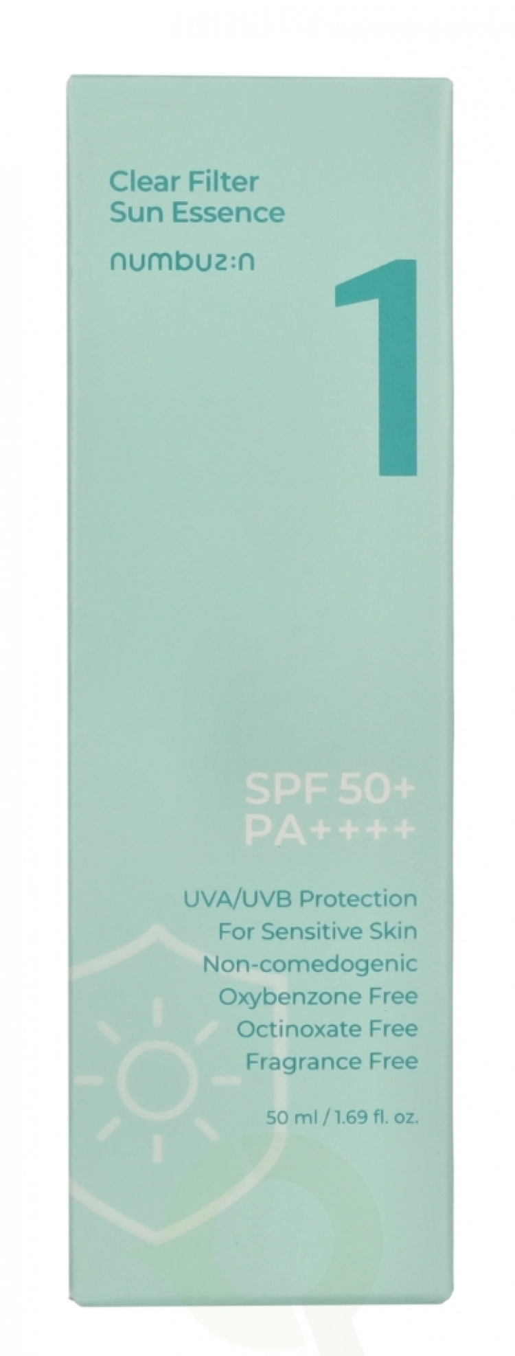Numbuzin No.1 Clear Filter Sun Essence SPF 50+ 50 ml