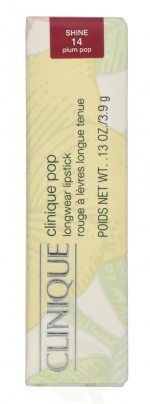 Clinique Pop Longwear Shine Lipstick 3.9 g #14 Plum Pop