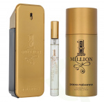 Paco Rabanne 1 Million Giftset 260 ml Edt Spray 100 ml/Deo Spray 150 ml/Edt Travel Spray 10ml