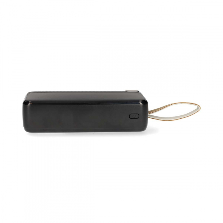 Nedis Power Bank | 30000 mAh | 1.5 / 1.67 / 2.0 / 2.22 / 3.0 A | Antall utganger: 3 | Utgangstilkobling: 1x USB-C™ / 2x USB-A | Inngangstilkobling: 1x USB-C™ | PD3.0 20W | Lithium-Polymer | Display