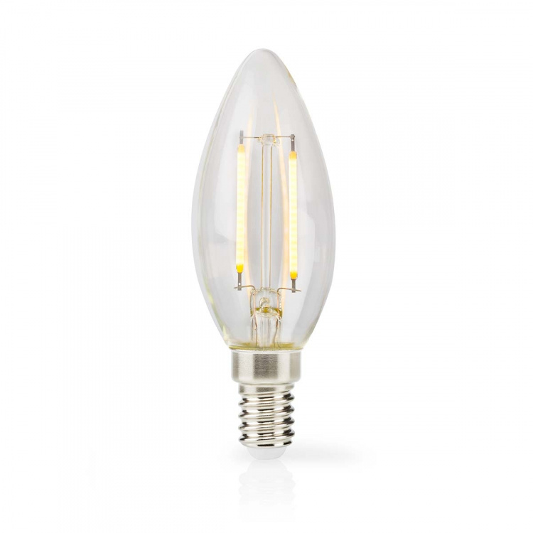 Nedis LED lyspære E14 | Lyshvit | 2.2 W | 470 lm | 2700 K | Varm Hvit | Retro Style | 1 stk. | Klart