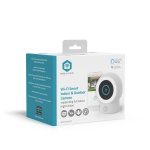 Nedis SmartLife Utendørs kamera | Søkelys | 3MP Full HD 1296p | IP65 | Cloud Storage (valgfritt) / microSD (ikke inkludert) / Onvif | 5 V DC | Med bevegelses sensor | Nattsyn | Hvit