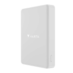 Varta Mag Pro trådløs strømbank 5.000 mAh - hvit utgave