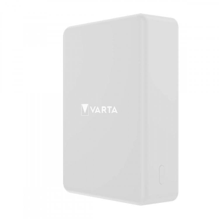 Varta Mag Pro trådløs strømbank 10 000 mAh - hvit utgave