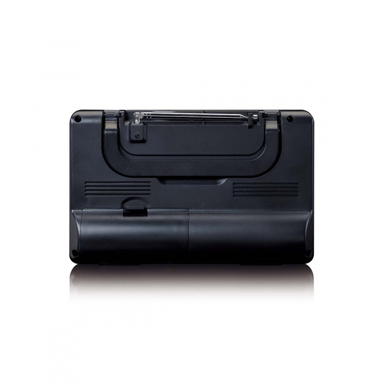 Lenco MPR-035BK Kompakt bærbar FM-radio med LCD-skjerm Svart