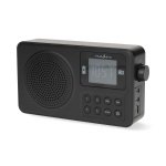 Nedis FM-radio | Bærbar design | FM | Accu drevet / USB-Strøm | Digitalt | 2 W | Skjermstørrelse: 1.77 