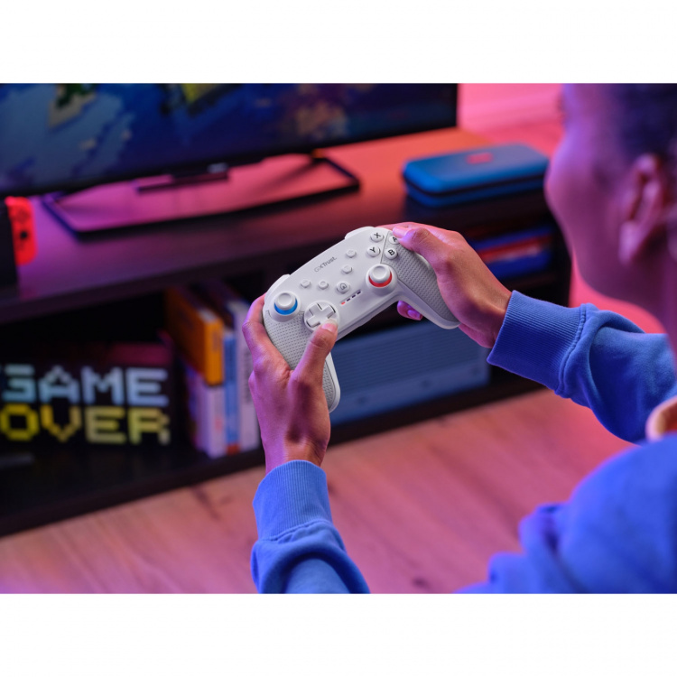 Trust GXT 1246W Muta Trådlös handkontroll Nintendo Switch/Switch 2 Vit