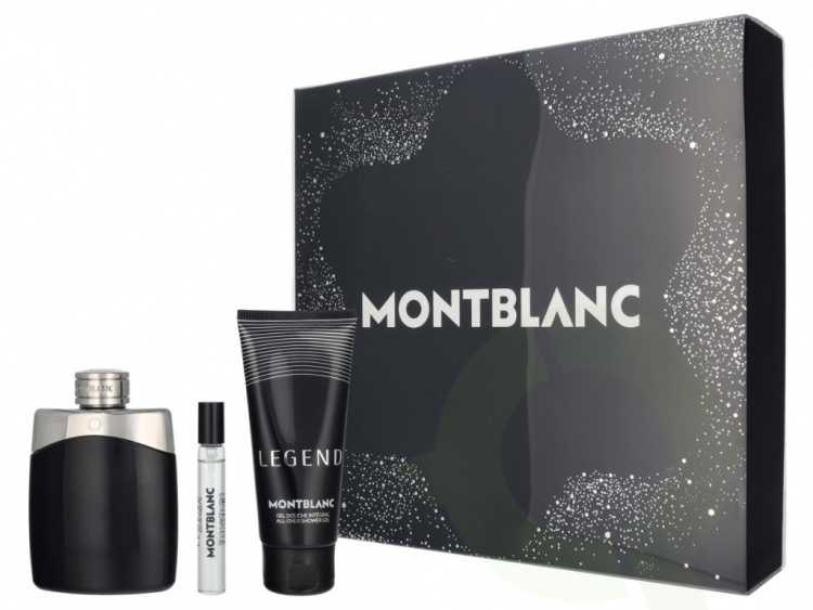 Mont Blanc Legend Giftset 207.5 ml Edt Spray 100ml/Edt Spray 7,5ml/Shower Gel 100ml