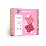 Connetix Underlagsplate - Pastellrosa og bær - (CT-P-PB002-BP)