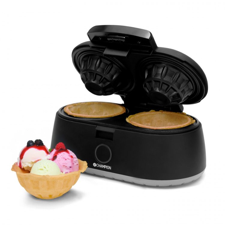 Champion Våffelskålsjärn Health Dubbelt 1000W VS400 Svart Champion Våffelskålsjärn Health Dubbelt 1000W VS400 Svart