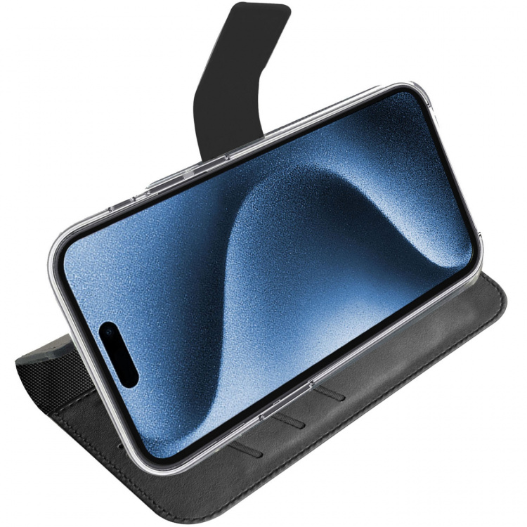 Celly Wallet Case MagSafe-kompatibel iPhone 17 Pro Svart