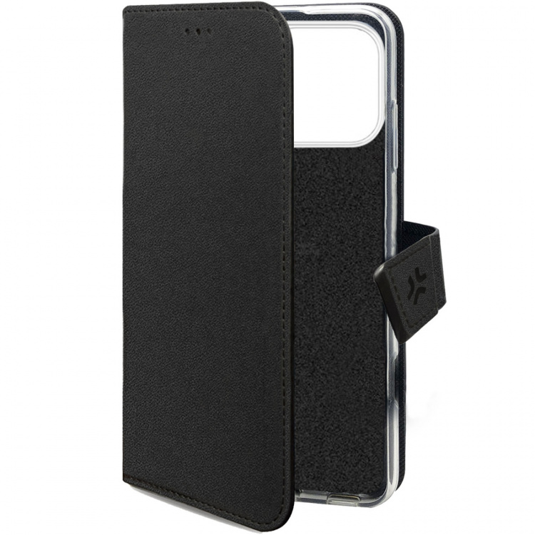 Celly Wallet Case MagSafe-kompatibel iPhone 17 Pro Svart