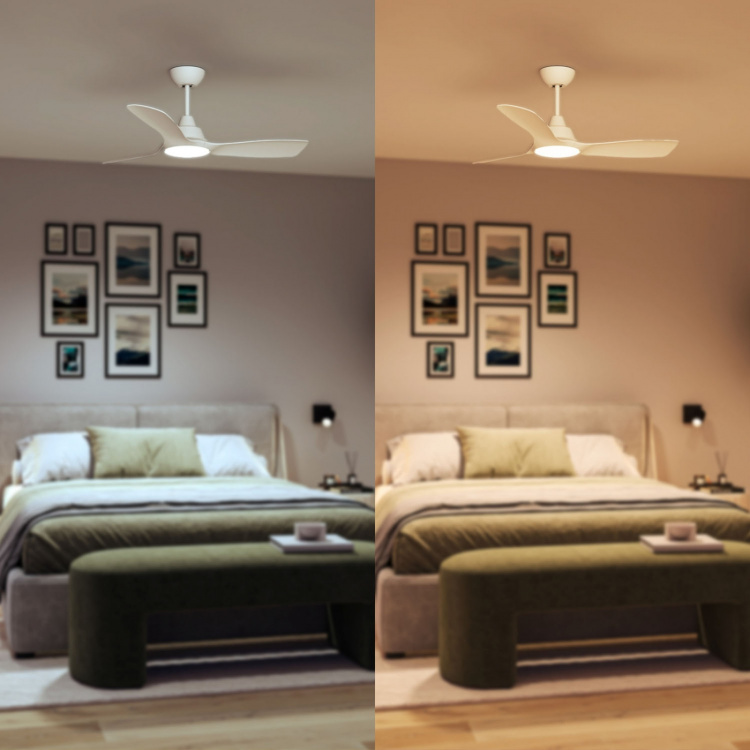 Philips Takfläktslampa Ø135 cm 35W / 24W Justerbart vitt ljus Philips Takfläktslampa Ø135 cm 35W / 24W Justerbart vitt ljus
