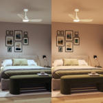 Philips Takfläktslampa Ø106 cm 30W / 24W Justerbart vitt ljus