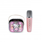 HELLO KITTY Karaokehøyttaler med Mikrofon Hello Kitty Popsing LED