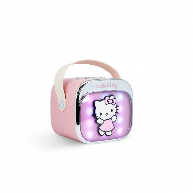 HELLO KITTY Karaokehøyttaler med Mikrofon Hello Kitty Popsing LED