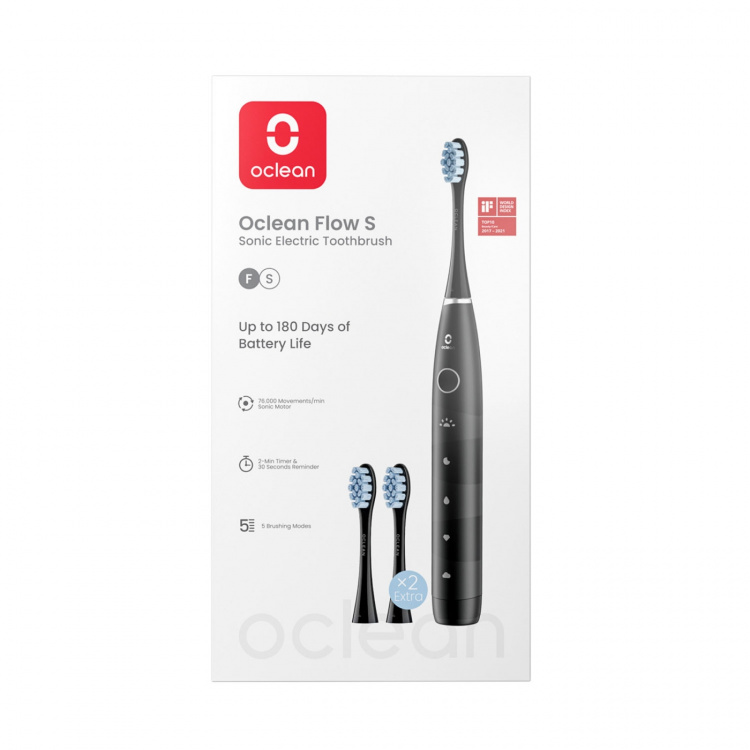 Oclean Elektrisk Tannbørste Flow S 20 Svart
