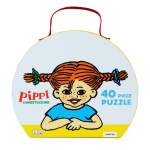 ASTRID LINDGREN Koffert Med 40 Pcs Puzzle