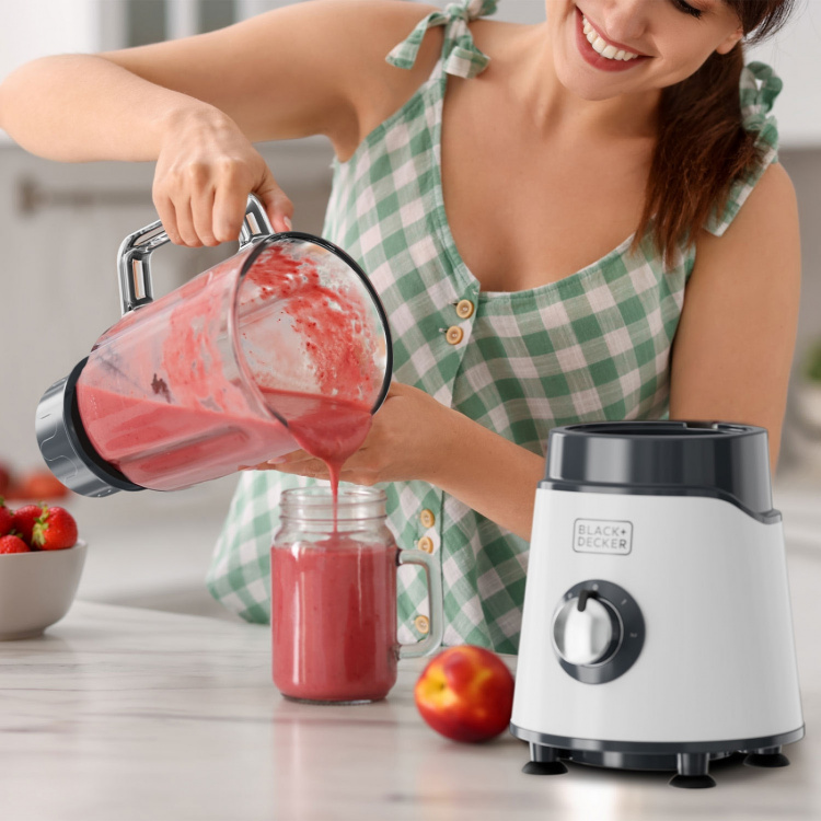 BLACK+DECKER Blender Jar Blender 1000W Hvit
