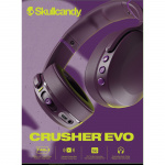 Skullcandy Hodetelefon Crusher EVO Over-Ear Trådløs Plum