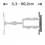 Hama Veggfeste Tv Full Bevegelse Lang Arm VESA 400x400