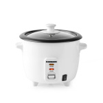 MELISSA Riskoker | 0,6 l | 300 W | Non stick-belegg | Avtakbar bolle | Dampkurv | Hold-varm-funksjon | Automatisk avstengning | Hvit MELISSA Riskoker | 0,6 l | 300 W | Non stick-belegg | Avtakbar bolle | Dampkurv | Hold-varm-funksjon | Automatisk avstengning | Hvit