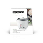 MELISSA Riskoker | 0,6 l | 300 W | Non stick-belegg | Avtakbar bolle | Dampkurv | Hold-varm-funksjon | Automatisk avstengning | Hvit MELISSA Riskoker | 0,6 l | 300 W | Non stick-belegg | Avtakbar bolle | Dampkurv | Hold-varm-funksjon | Automatisk avstengning | Hvit