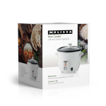 MELISSA Riskoker | 0,6 l | 300 W | Non stick-belegg | Avtakbar bolle | Dampkurv | Hold-varm-funksjon | Automatisk avstengning | Hvit MELISSA Riskoker | 0,6 l | 300 W | Non stick-belegg | Avtakbar bolle | Dampkurv | Hold-varm-funksjon | Automatisk avstengning | Hvit