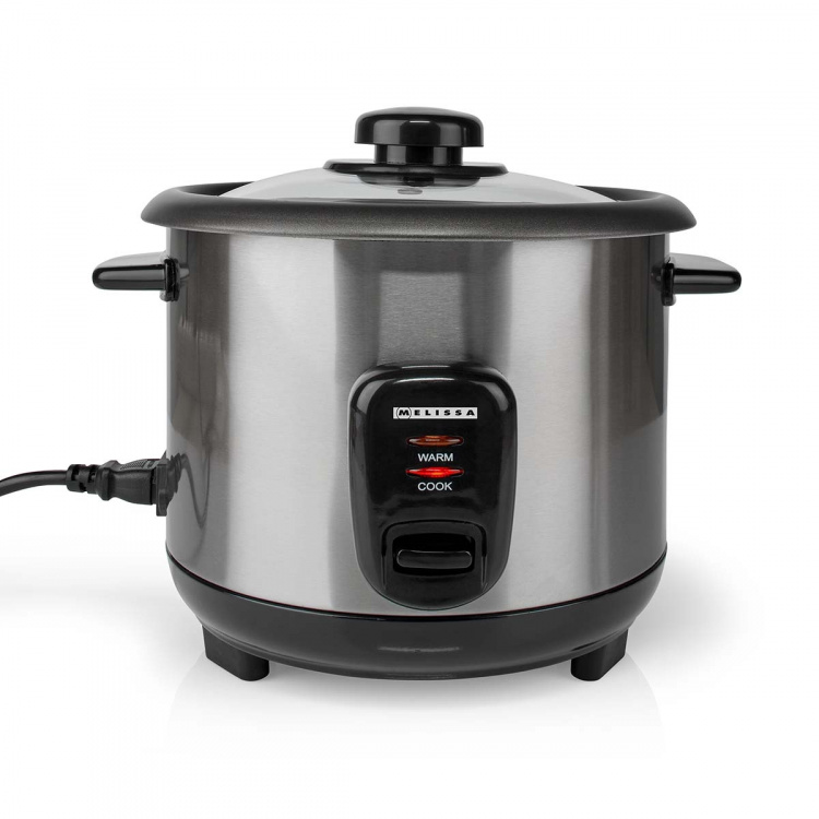 MELISSA Riskoker | 1,0 l | 400 W | Non stick-belegg | Avtakbar bolle | Dampkurv | Hold-varm-funksjon | Automatisk avstengning MELISSA Riskoker | 1,0 l | 400 W | Non stick-belegg | Avtakbar bolle | Dampkurv | Hold-varm-funksjon | Automatisk avstengning