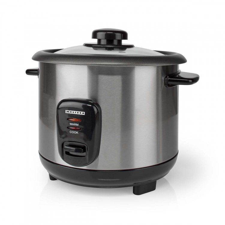 MELISSA Riskoker | 1,0 l | 400 W | Non stick-belegg | Avtakbar bolle | Dampkurv | Hold-varm-funksjon | Automatisk avstengning MELISSA Riskoker | 1,0 l | 400 W | Non stick-belegg | Avtakbar bolle | Dampkurv | Hold-varm-funksjon | Automatisk avstengning