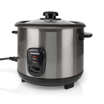 MELISSA Riskoker | 1,5 l | 500 W | Non stick-belegg | Avtakbar bolle | Dampkurv | Hold-varm-funksjon | Automatisk avstengning