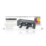 MELISSA Raclette / Gourmetsett | 2 personer | 400 W | 23 x 10 cm | Non-stick-belegg