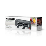 MELISSA Raclette / Gourmetsett | 2 personer | 400 W | 23 x 10 cm | Non-stick-belegg