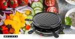 MELISSA Raclette/Gourmet-sett | 6 personer | 800 W | Ø 29 cm | Non-stick-belegg
