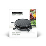 MELISSA Raclette/Gourmet-sett | 6 personer | 800 W | Ø 29 cm | Non-stick-belegg