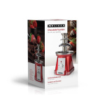 MELISSA Sjokoladefontene | 90 W | 32 cm | 3 metallnivåer | rød / hvit