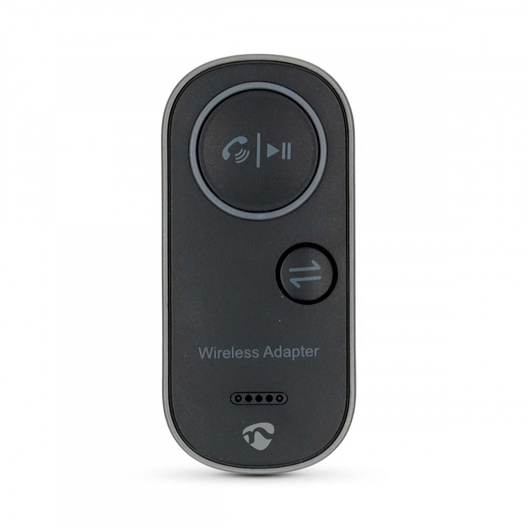 Nedis Bluetooth® Transceiver | Inngang for lyd-/video-/datatilkoblinger: USB-C™ Female | Utgang for lyd-/video-/datatilkoblinger: 1x 3.5 mm | SBC | Opptil 1 enhet | Batteri 1 driftstid standard bruk: 510 min | Sort