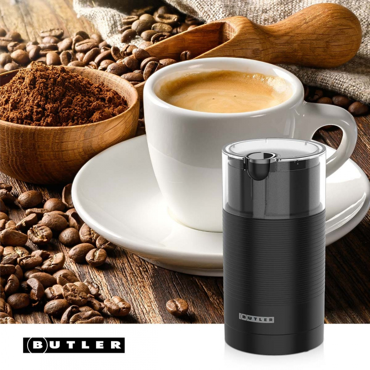 Butler Kaffekvern | 150W | 70g | Svart