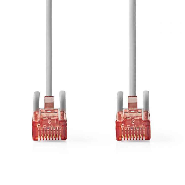Nedis CAT6 Nettverkskabel | RJ45 Han | RJ45 Han | U/UTP | 15.0 m | Rund | PVC | Grå | Label