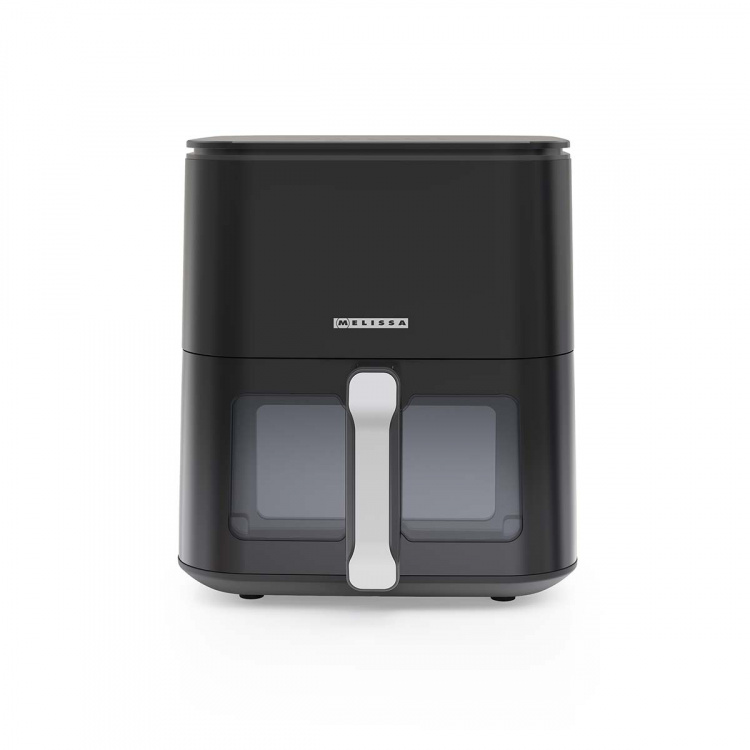MELISSA Digital varmluftfryser XL | 5 l | 60 min timer | 8 forhåndsinnstillinger | visningsvindu | svart